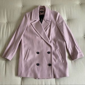 Topshop Mauve Pink Peacoat